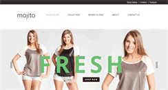 Desktop Screenshot of mojitoclothing.com